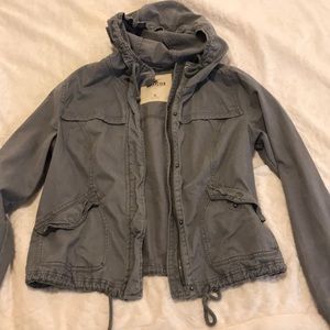Like New Grey Army Jacket